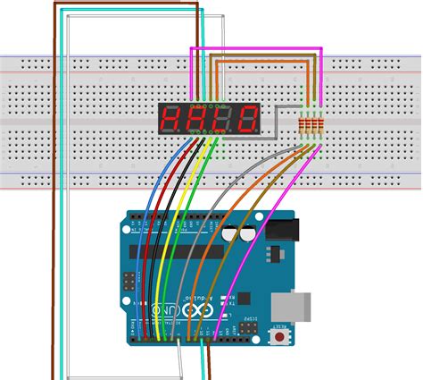 4 digit 7 segment display arduino pinout|How to make a 4 digits 7 segments display .